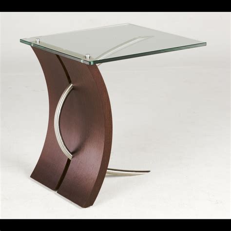 buy handmade modern glass top end table voodoo end table made to order from nathan hunter