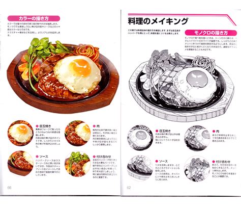 How To Draw Food Reference Book Anime Books