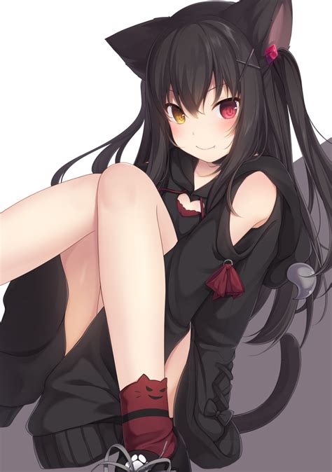 Black Cat Anime Girl