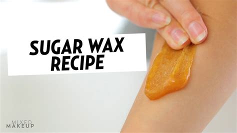 how to make hard sugar wax