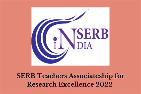 Teachers Associateship For Research Excellence Tare 2023
