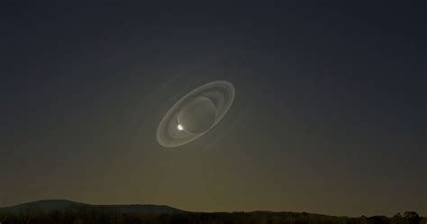Heres What It Would Look Like If Saturn Flew Past Earth Closer Than