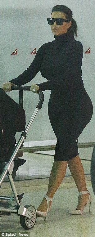 Kim Kardashian Shows Off Famous Derriere In Clingy Dress At Adelaide