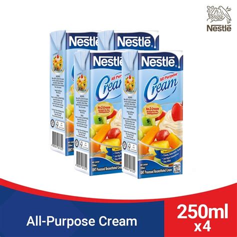 NestlÉ All Purpose Cream 250ml Pack Of 4 Nestle Lazada Ph