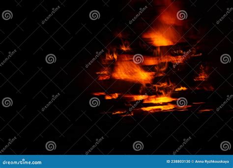 Abstract Orange Fire Flame In Motion Stock Photo Image Of Blazing