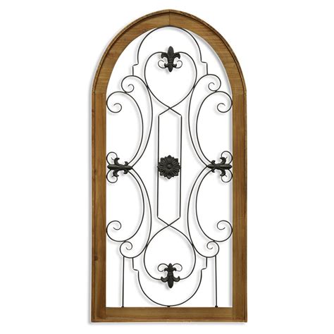 Check spelling or type a new query. StyleCraft Fleur De Lis Gate Wall Sculpture | Gate wall decor, Wood gate, Wood wall sculpture