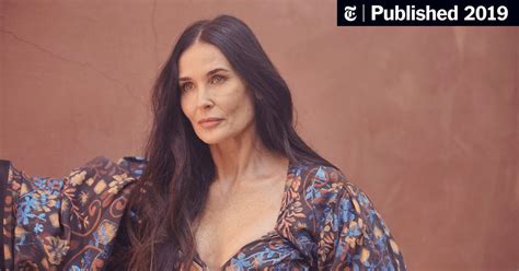 Demi Moore Lets Her Guard Down The New York Times