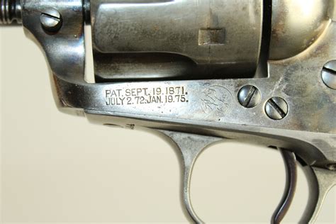 Colt 1873 Saa Peacemaker Single Action Army Revolver Antique 015