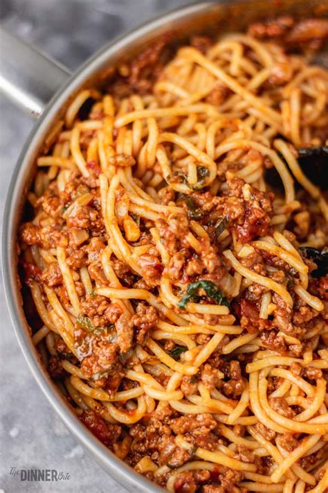 Quick Spaghetti Bolognese Recipe Simplymeal