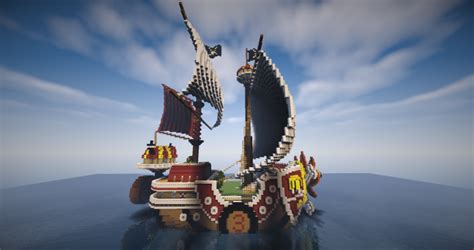 One Piece Thousand Sunny Minecraft Project