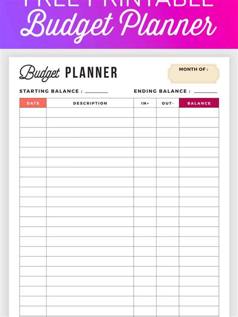 Lifestyle Archives Page 2 Of 12 Dear Crissy Budget Planner