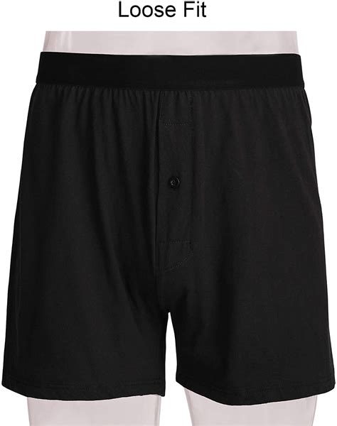 Innersy Mens Cotton Boxer Shorts Knit Boxers With Soft Stretchy