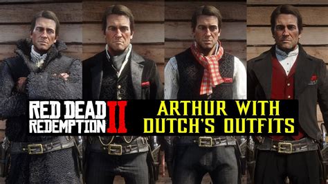 Rdr2 Arthur Dressed Up With Dutchs Coolest Outfits Red Dead Redemption