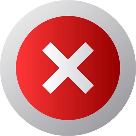 Cancel Free Signs Icons