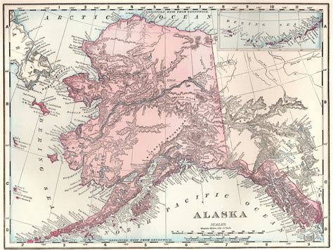 Russian Alaska Map