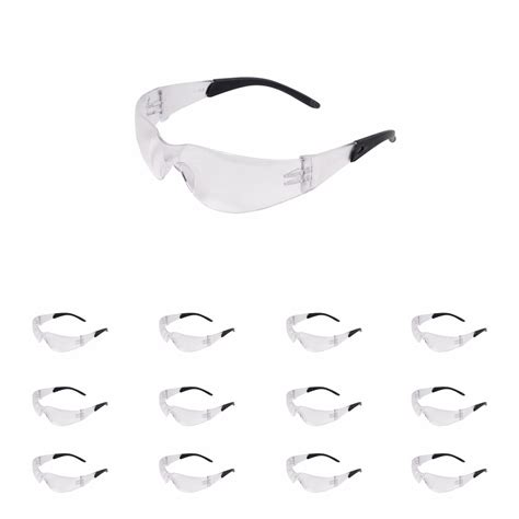 ateret protective polycarbonate safety glasses clear plank supply