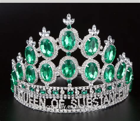 الحلو الأخضر الماس ملكة جمال العالم تاج ملكة الأميرة تاج تيارا Buy Miss World Tiaramiss World