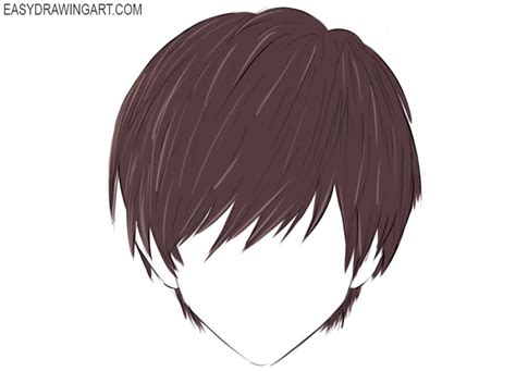Anime Hair Coloring Page - Coloringpagez.com