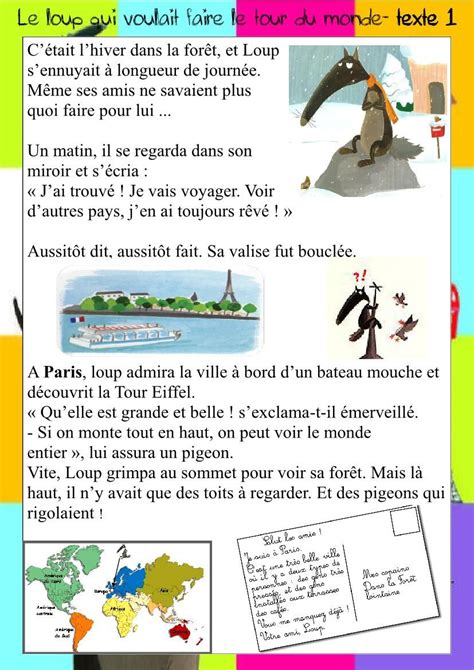 Le loup qui voulait faire le tour du monde-Lecture par les CE1 Taft, Ms