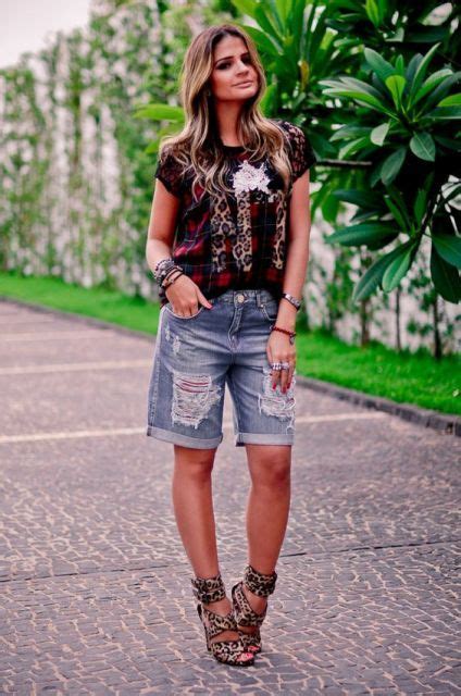 Bermuda Jeans Feminina Como Usar Dicas Inéditas And 55 Looks Lindos