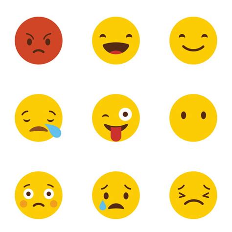 Emoji Icon Set Design Vector Png Emoji Conjunto Vector Imagem Png E