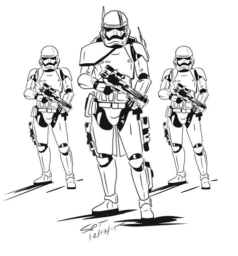 First Order Storm Trooper Coloring Page Ultimateslap Wallpaper