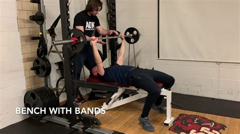 Bench Press With Bands Youtube