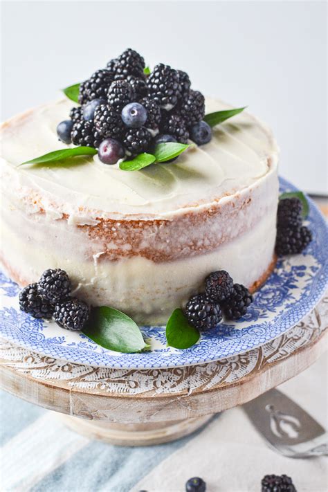 Easy Berry Semi Naked Cake Red Cottage Chronicles