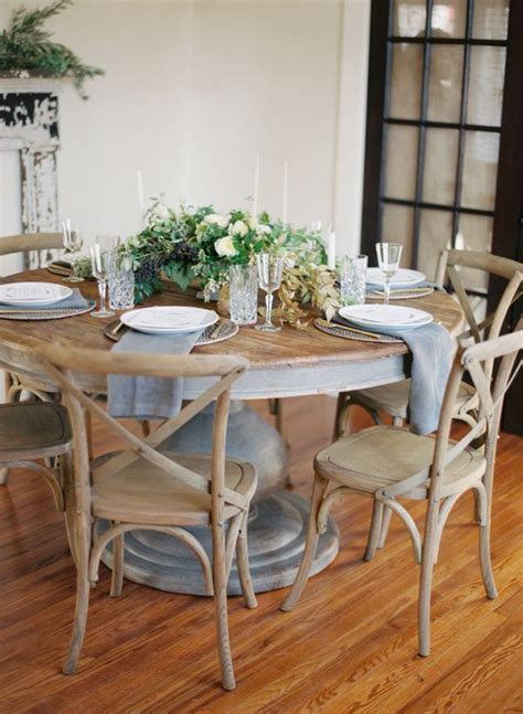 If you're looking table of dining room of design ideas for. Neutral Garden Wedding Ideas | Round dining table, Round ...