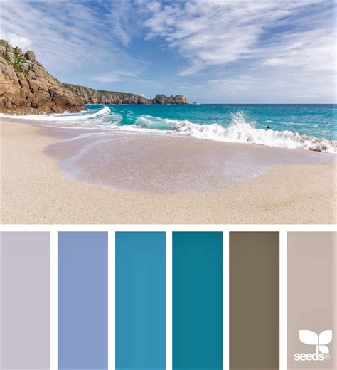 Pin by Kristine on color palettes - land & seascapes | Design seeds, Beach color palettes ...