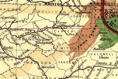 Maps Johnsons Depot Johnson City Tennessee