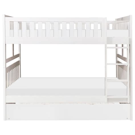 Homelegance Galen B2053w 12slr Casual Twin Over Twin Bunk Bed With