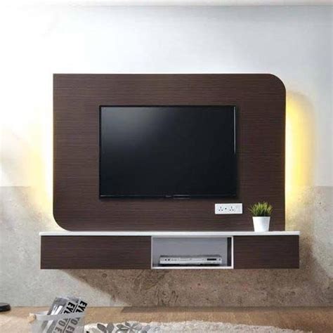 Brown Wall Mounted Wooden Lcd Tv Cabinet At Rs 500square Feet In