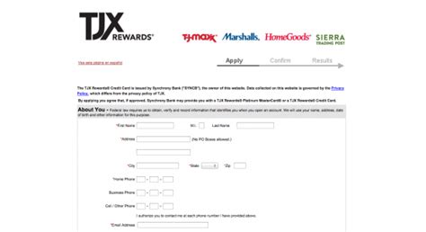 How To Apply For The Tj Maxx Credit Card