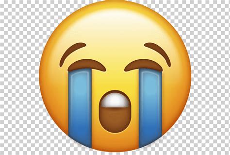 Ilustración De Emoji Llorando Cara Con Lágrimas De Alegría Emoji