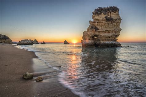 Compare prices from different websites. Praia Dona Ana - Lagos | Beautiful sunset at Dona Ana ...