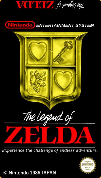 The Legend of Zelda NES Box Art Cover by DevilRobotSX