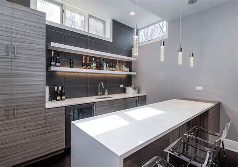 Browse photos of bar tops designs for your next project. 8 Top Trends in Basement Wet Bar Design for 2019 | Home ...