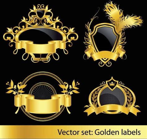 European Classic Pattern Of Label Vector Eps Uidownload
