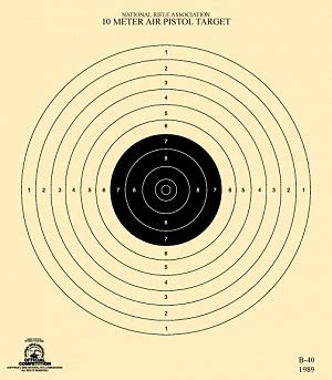 Schießscheiben oder auch zielscheiben sind von schützen verwendete ziele. Official NRA Airgun Targets Pellet Gun & BB Gun Shooting ...