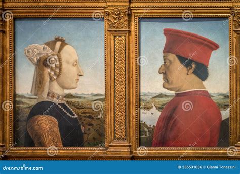 The Duke And Duchess Of Urbino Federico Da Montefeltro And Battista