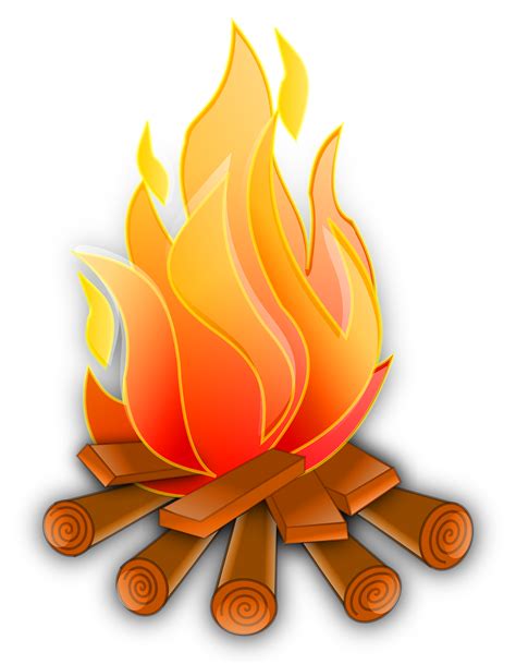 Cartoon Camp Fire Png Firewood On Fire Illustration Camp Fraction