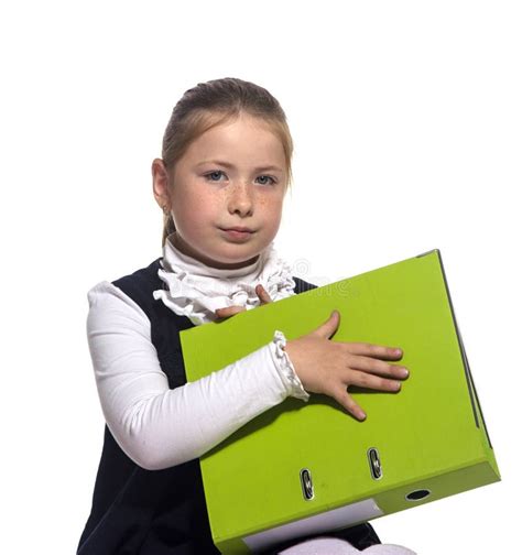 School Girl Hold A Book Stock Photo Image Of Person 26930718
