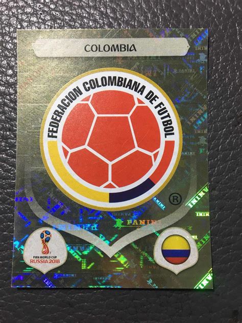 El cuerpo técnico de la selección colombia de mayores informó este viernes que tras las pruebas pcr. Escudo Selección Colombia Álbum Panini Rusia 2018 - $ 7 ...