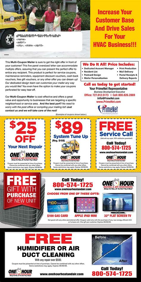 Multi Coupon Mailers PrimeNet Direct Marketing Solutions