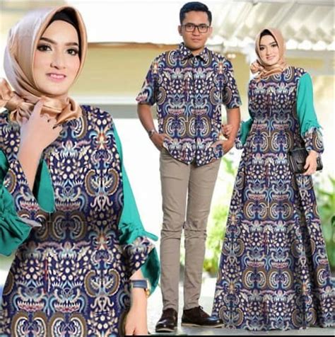 Gambar Baju Gamis Couple Terbaru Model Hijab Terbaru
