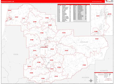 Douglas County Nv Wall Map Premium Style By Marketmaps Mapsales Vrogue