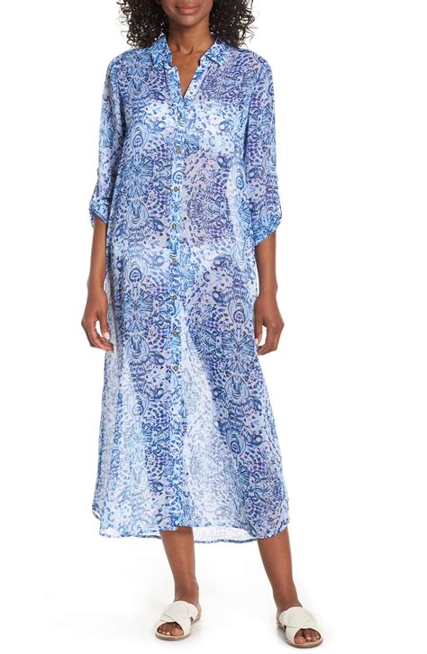 Lyst Lilly Pulitzer Lilly Pulitzer Natalie Chiffon Cover Up Maxi