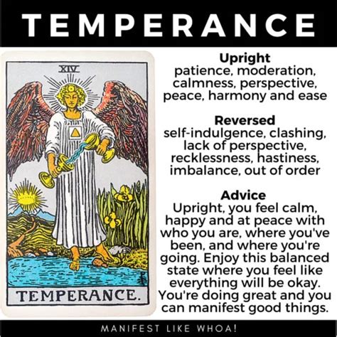 Temperance Tarot Guide Meanings And Symbolism Major Arcana