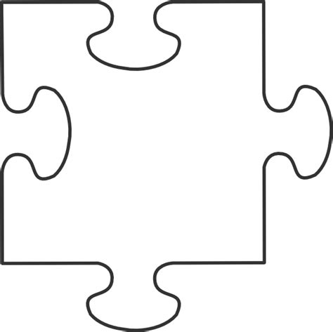 Large Blank Puzzle Pieces White Puzzle Piece Clip Art Puzzle Piece